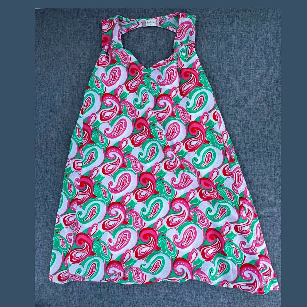 Altar'd State Dress Relaxed Fit Sleeveless Lined Medium Pink, Red, Green‎